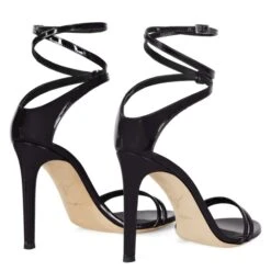 CATIA-Black-Sandals -Giuseppe Zanotti Shop E000040018 D 1