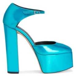 BEBE-Blue-Sandals