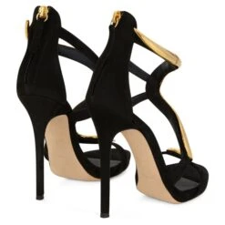 VENERE-Black-Sandals -Giuseppe Zanotti Shop E100043002 D 1