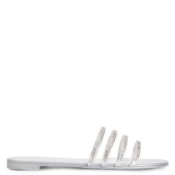 IRIDE CRYSTAL-Silver-Flats