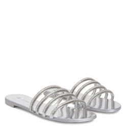 IRIDE CRYSTAL-Silver-Flats -Giuseppe Zanotti Shop E200003001 C 1