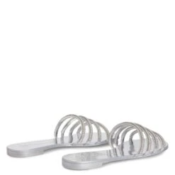IRIDE CRYSTAL-Silver-Flats -Giuseppe Zanotti Shop E200003001 D 1