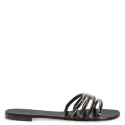 IRIDE CRYSTAL-Black-Sandals