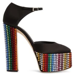 BEBE STRASS-black-Sandals