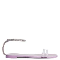 AGATHE PLEXI-Pink-Flats