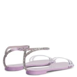 AGATHE PLEXI-Pink-Flats -Giuseppe Zanotti Shop E300001001 D 1 1