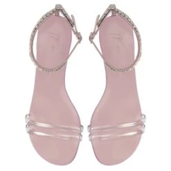 AGATHE PLEXI-Pink-Flats -Giuseppe Zanotti Shop E300001001 E 1 1