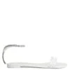 AGATHE PLEXI-White-Flats -Giuseppe Zanotti Shop E300001002 A 1 1