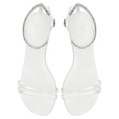 AGATHE PLEXI-White-Flats -Giuseppe Zanotti Shop E300001002 E 1 1