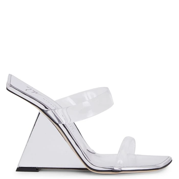 FLORANCE PLEXI-Silver-Wedges 3 FLORANCE PLEXI-Silver-Wedges