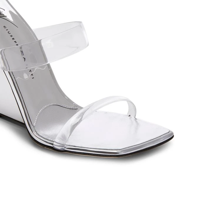 FLORANCE PLEXI-Silver-Wedges 7 FLORANCE PLEXI-Silver-Wedges - Image 5