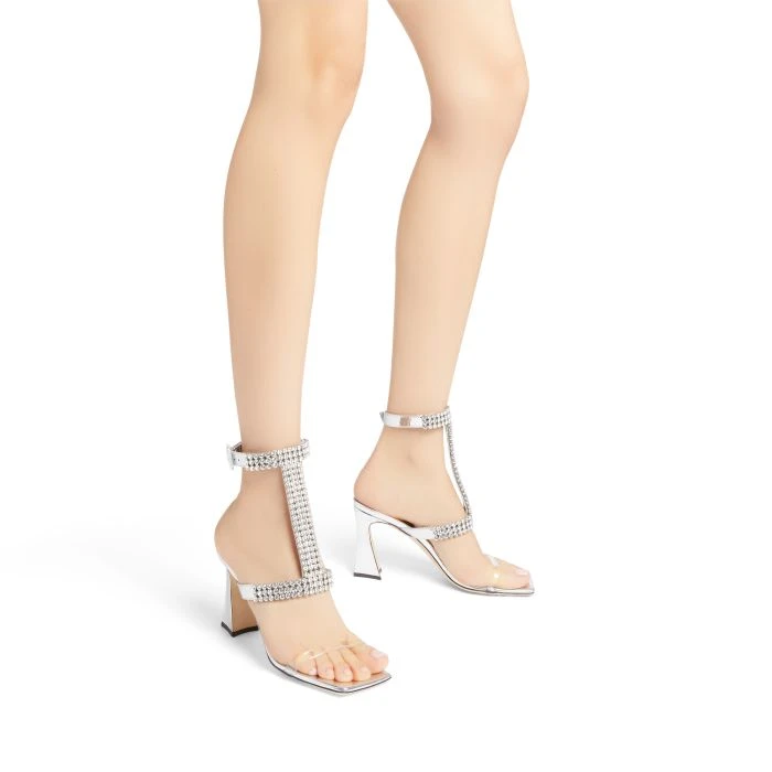 DEVINE CRYSTAL-Silver-Sandals 4 DEVINE CRYSTAL-Silver-Sandals - Image 2