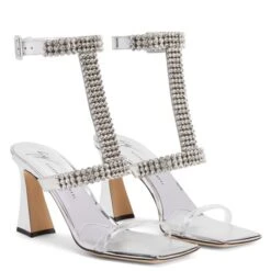 DEVINE CRYSTAL-Silver-Sandals 9 DEVINE CRYSTAL-Silver-Sandals -Giuseppe Zanotti Shop E300012001 C 1