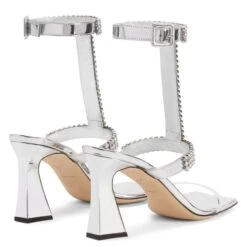 DEVINE CRYSTAL-Silver-Sandals 10 DEVINE CRYSTAL-Silver-Sandals -Giuseppe Zanotti Shop E300012001 D 1