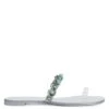 MARGUERITHE FLAT-Silver-Flats -Giuseppe Zanotti Shop E300014001 A 1 1