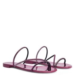 JULIANNE FLAT-Pink-Flats -Giuseppe Zanotti Shop E300022001 C 1 1
