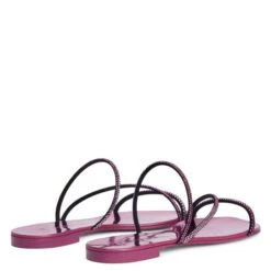 JULIANNE FLAT-Pink-Flats -Giuseppe Zanotti Shop E300022001 D 1 1