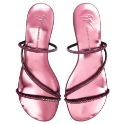 JULIANNE FLAT-Pink-Flats -Giuseppe Zanotti Shop E300022001 E 1 1