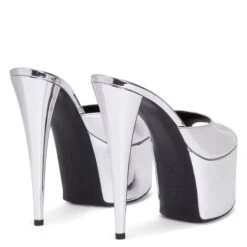 GZ AIDA-Silver-Sandals -Giuseppe Zanotti Shop E300023005 D 1 1