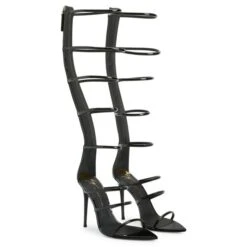 SUPER INTRIIGO-Black-Sandals 9 SUPER INTRIIGO-Black-Sandals -Giuseppe Zanotti Shop E300031001 C 1 1