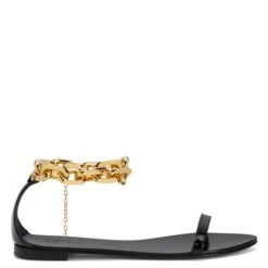 INTRIIGO CHAIN-Black-Flats