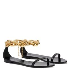 INTRIIGO CHAIN-Black-Flats 9 INTRIIGO CHAIN-Black-Flats -Giuseppe Zanotti Shop E300035001 C 1 1
