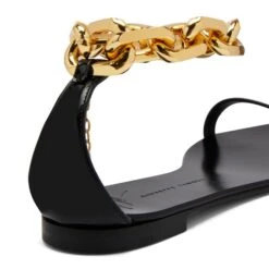 INTRIIGO CHAIN-Black-Flats 11 INTRIIGO CHAIN-Black-Flats -Giuseppe Zanotti Shop E300035001 E 1 1
