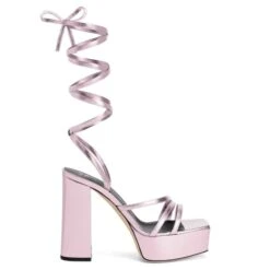 FLAVIENNE-Pink-Sandals