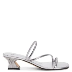 AUDE STRASS-Silver-Sandals