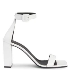 Giuseppe Zanotti Shop 7 SHANGAY BUCKLE-White-Sandals