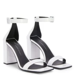 SHANGAY BUCKLE-White-Sandals -Giuseppe Zanotti Shop E300051002 C 1