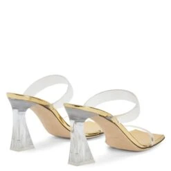 FLAMINIA PLEXI-Gold-Sandals -Giuseppe Zanotti Shop E300052002 D 1