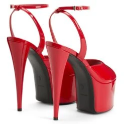 GZ AIDA-Red-Sandals -Giuseppe Zanotti Shop E300059001 D 1