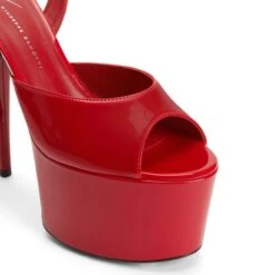GZ AIDA-Red-Sandals -Giuseppe Zanotti Shop E300059001 E 1