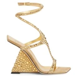 TUTANKAMON CRYSTAL-Gold-Sandals
