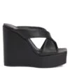 MEISSA CROSS-Black-Sandals -Giuseppe Zanotti Shop E300062001 A 1