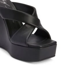 MEISSA CROSS-Black-Sandals -Giuseppe Zanotti Shop E300062001 E 1