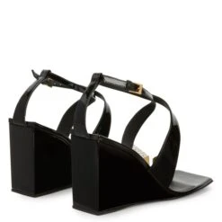 NIHAO RING-Black-Sandals -Giuseppe Zanotti Shop E300067003 D 1