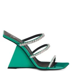 CLAREENCE-Green-Sandals