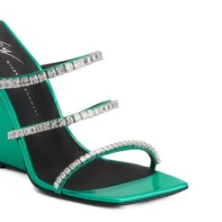 CLAREENCE-Green-Sandals -Giuseppe Zanotti Shop E300076003 E 1