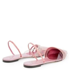 CLARALIE-Pink-Flats -Giuseppe Zanotti Shop E350003001 D 1 1