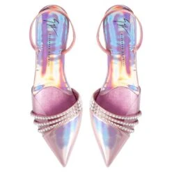 CLARALIE-Pink-Flats -Giuseppe Zanotti Shop E350003001 E 1 1