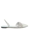CLARALIE-Silver-Flats -Giuseppe Zanotti Shop E350003003 A 1 1