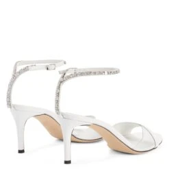 LEEAH CRYSTAL-White-Sandals -Giuseppe Zanotti Shop I200007013 D 1