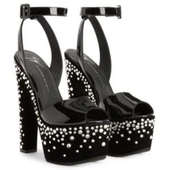 TARIFA JEWEL-Black-Platforms -Giuseppe Zanotti Shop I200009001 C 1