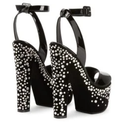 TARIFA JEWEL-Black-Platforms -Giuseppe Zanotti Shop I200009001 D 1