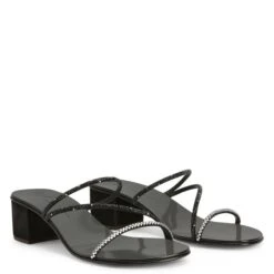 JULIANNE 40-Black-Sandals -Giuseppe Zanotti Shop I200025003 C 1