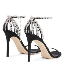 ADELE CRYSTAL-black-Sandals -Giuseppe Zanotti Shop I200039004 D 1