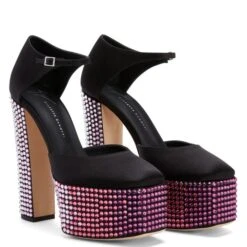 BEBE STRASS-black-Platforms -Giuseppe Zanotti Shop I260007001 C 1
