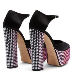BEBE STRASS-black-Platforms -Giuseppe Zanotti Shop I260007001 D 1